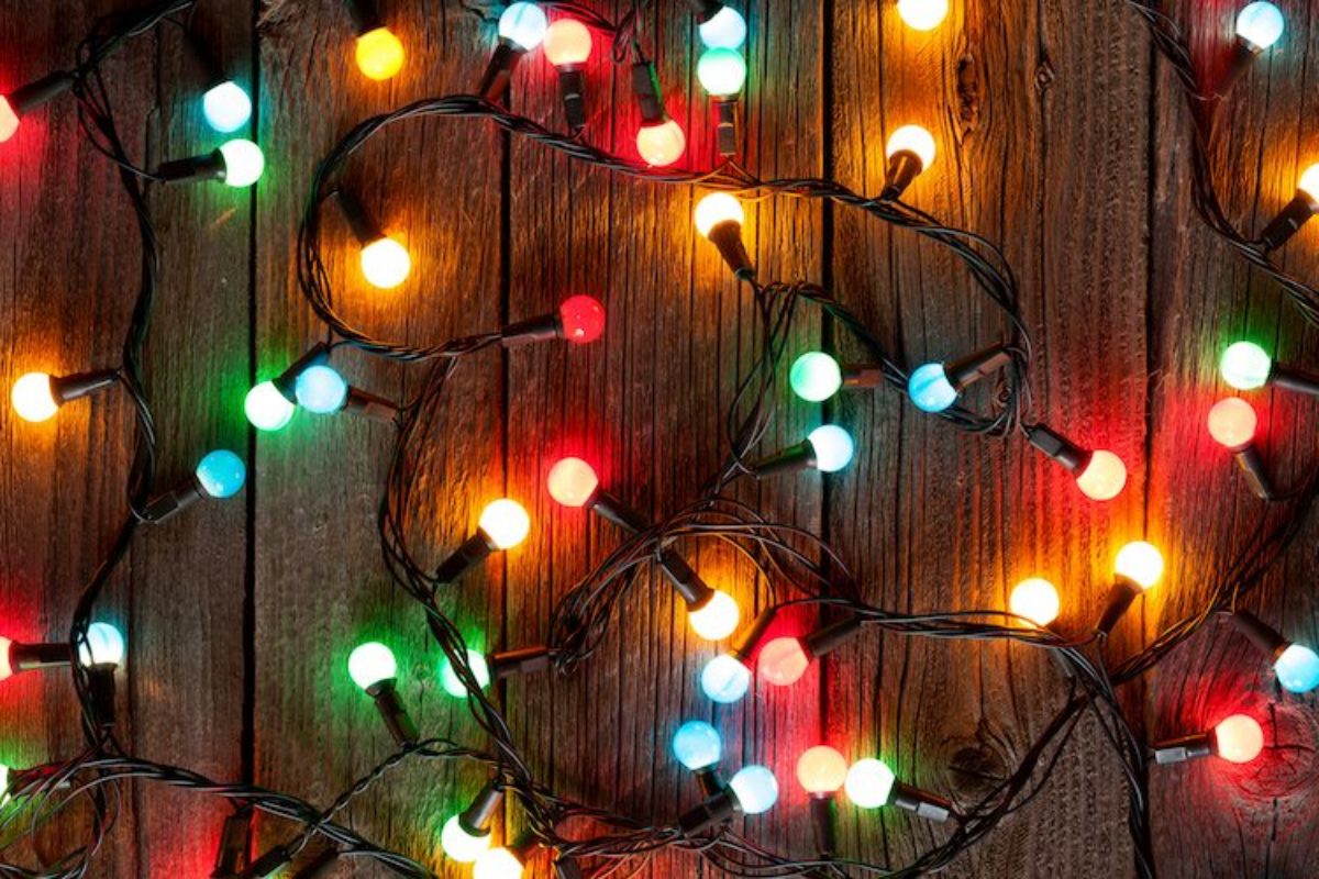 christmas lights background