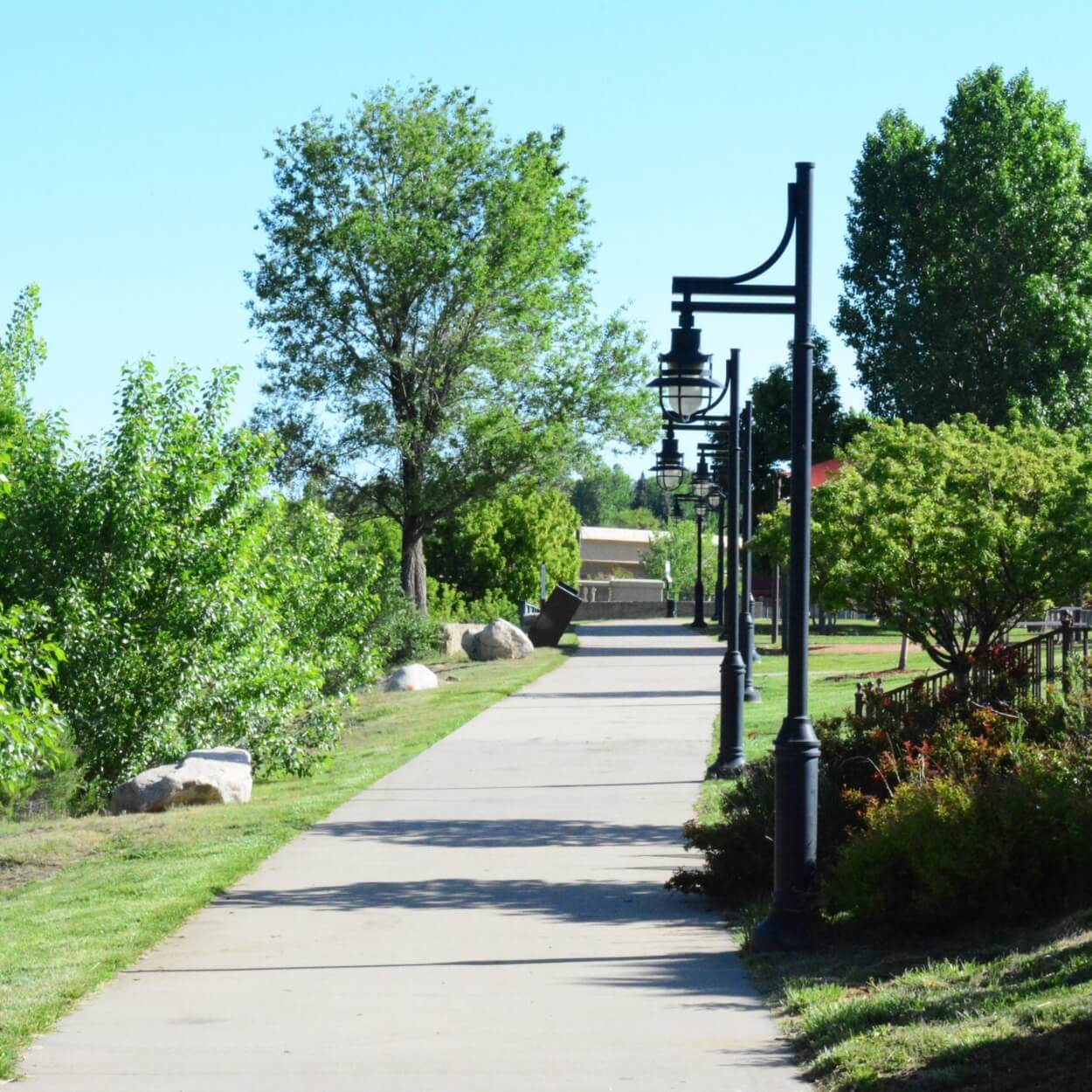 trinidad riverwalk during the summer