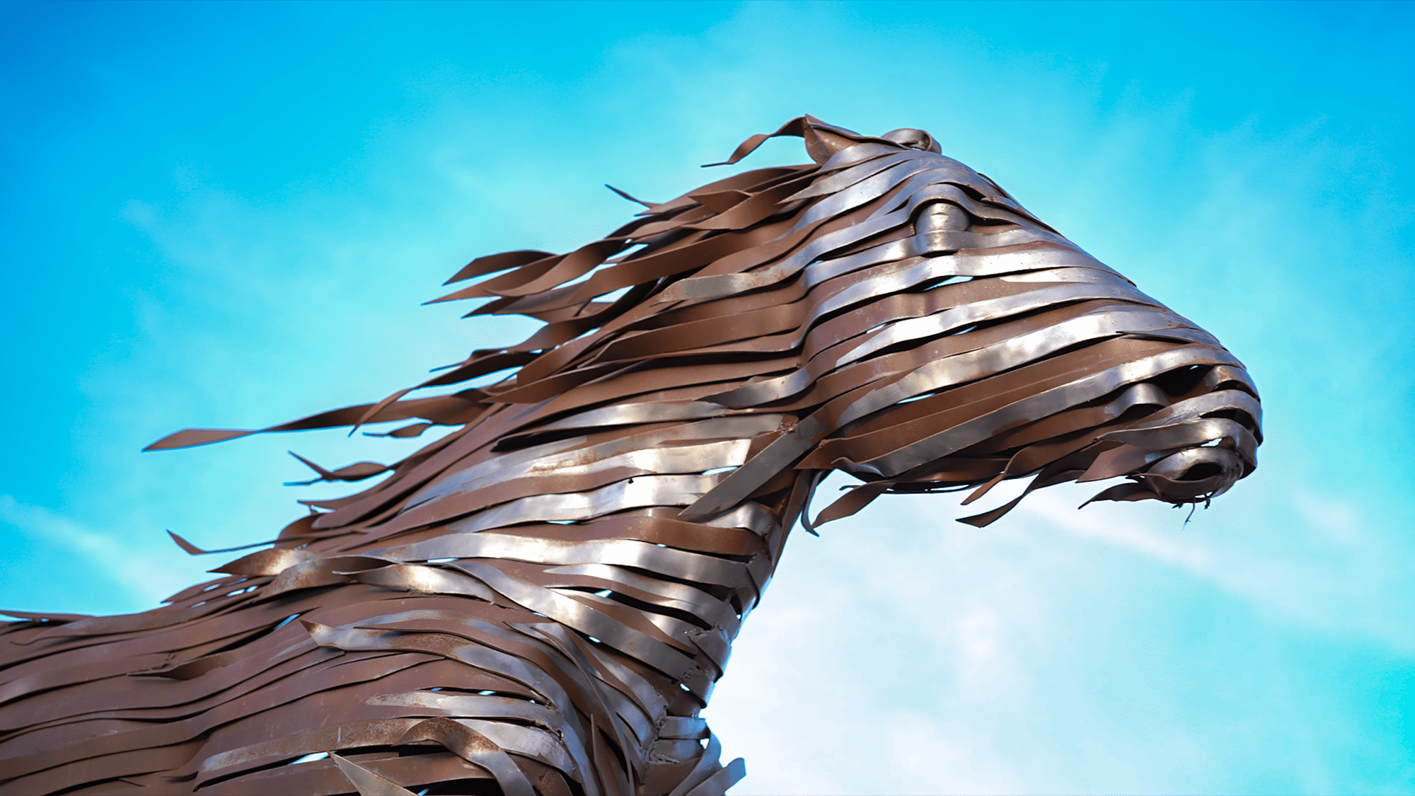 Artful Horse Sculpture, Downtown Trinidad, CO