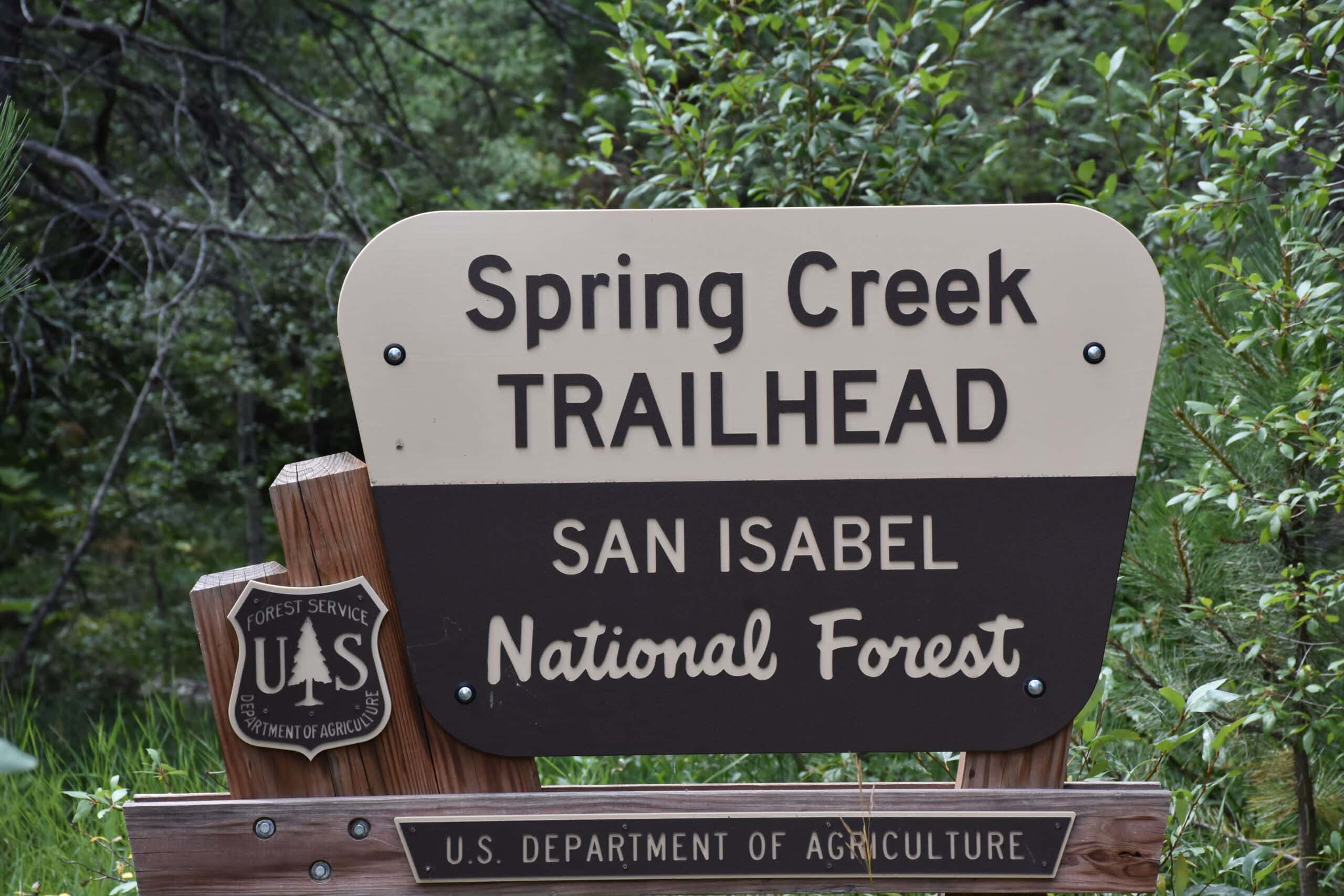Spring Creek Trailhead, Colorado