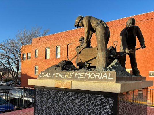 Coal miners memorial