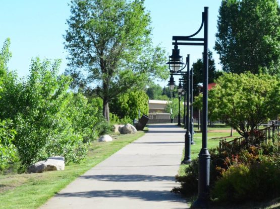 trinidad riverwalk during the summer